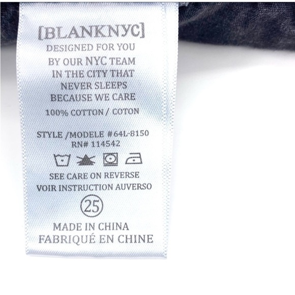 Blank NYC Jean Shorts “I Know You Want Me” Denim Size 25 = 2 nyc New NWT - Picture 6 of 10